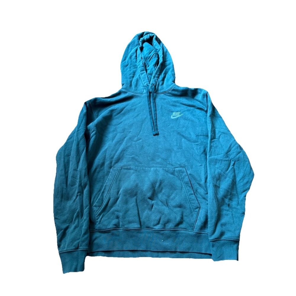 Nike Men's Club Fleece Pullover Hoodie‎ Sportswear Size Large Green